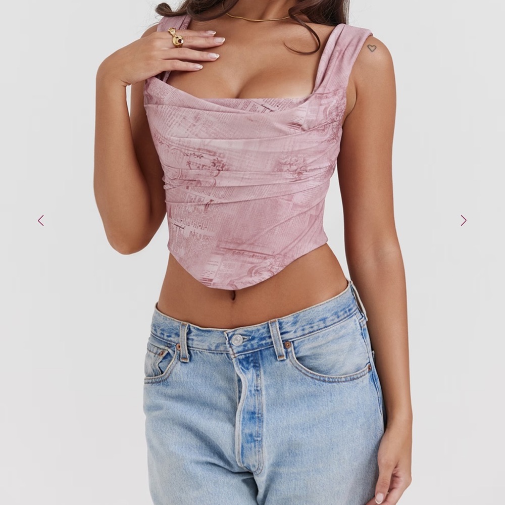House of CB Blush Una Pink Corset